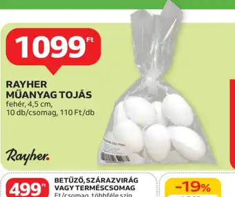 Auchan Rayher műanyag tojás ajánlat