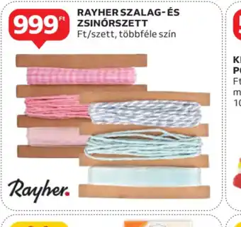 Auchan Rayher Szalag- és Zsinrkészlet ajánlat