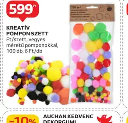 Auchan Kreativ Pompon Szett ajánlat