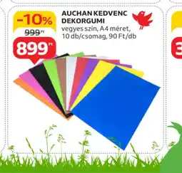 Auchan Auchan Kedvenc Dekorgumi ajánlat