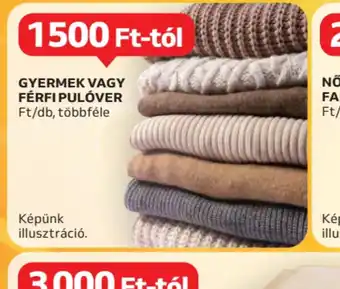 Auchan Gyermek vagy Férfi Pulver ajánlat