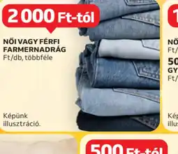 Auchan Női vagy férfi farmernadrág ajánlat