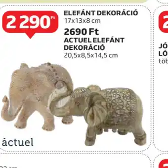 Auchan Elefánt Dekoráci ajánlat