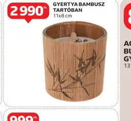 Auchan Gyertya bambusz tartban ajánlat