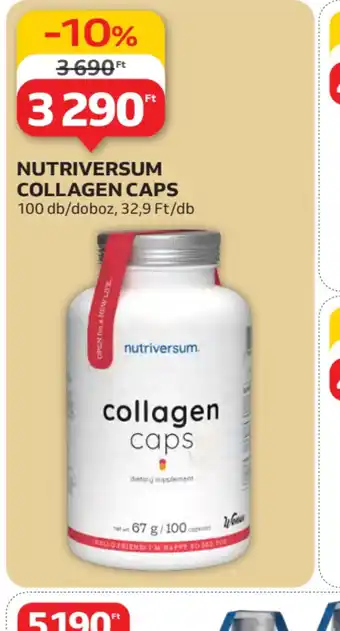 Auchan Nutriversum Collagen Caps ajánlat