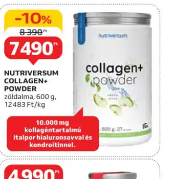 Auchan Nutriversum Collagen+ Powder ajánlat