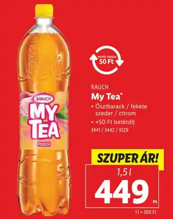 Lidl RAUCH My Tea ajánlat