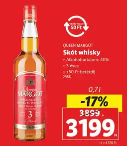 Lidl QUEEN MARGOT Skót whisky ajánlat