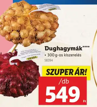 Lidl Dughagymák ajánlat