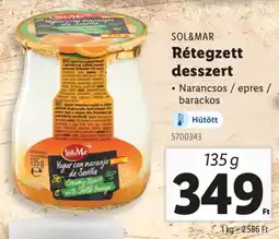 Lidl SOL&MAR Rétegzett desszert ajánlat