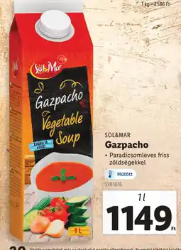 Lidl SOL&MAR Gazpacho ajánlat