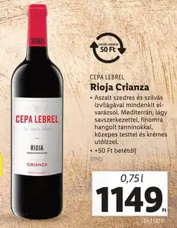 CEPA LEBREL Rioja Crianza