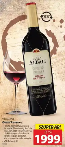 Lidl VINA ALBALI Gran Reserva ajánlat