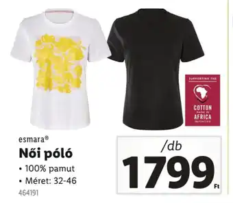 Lidl Esmara Női póló ajánlat