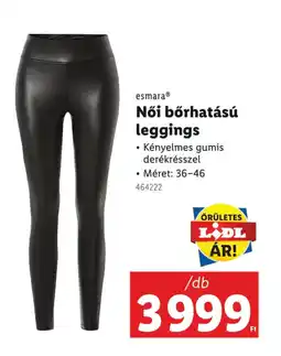 Lidl Esmara Női bőrhatású leggings ajánlat