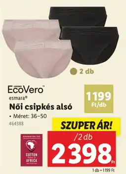 Lidl Esmara Női csipkés alsó ajánlat