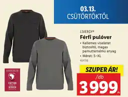 Lidl LIVERGY Férfi pulóver ajánlat