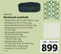 Lidl PARKSIDE Kertészeti eszközök ajánlat