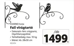 Lidl LIVARNO home Fali virágtartó ajánlat