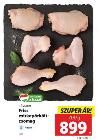 Lidl HÚSFARM Friss csirkepörkölt-csomag ajánlat