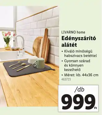 Lidl LIVARNO home Edényszárító alátét ajánlat