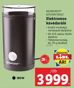 Lidl SILVERCREST KITCHEN TOOLS Elektromos kávédaráló ajánlat