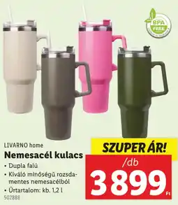 Lidl LIVARNO home Nemesacél kulacs ajánlat