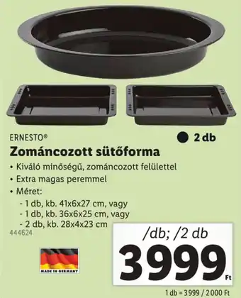 Lidl ERNESTO Zománcozott sütőforma ajánlat