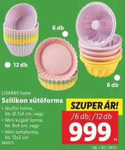 Lidl LIVARNO home Szilikon sütőforma ajánlat