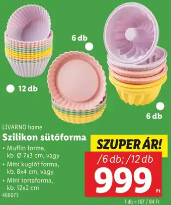 Lidl LIVARNO home Szilikon sütőforma ajánlat