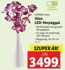 Lidl LIVARNO home Váza LED-fényággal ajánlat