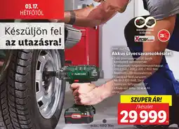 Lidl PARKSIDE Akkus ütvecsavarozókészlet ajánlat