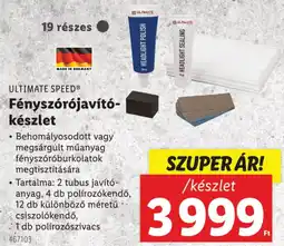 Lidl ULTIMATE SPEED Fényszórójavító-készlet ajánlat