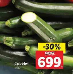 Lidl Cukkini ajánlat