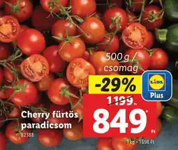 Lidl Cherry fürtös paradicsom ajánlat