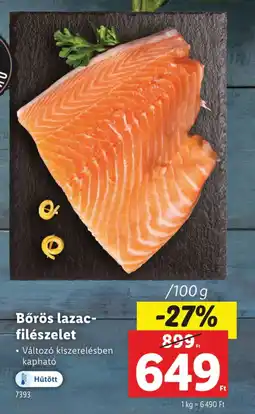 Lidl Bőrös lazac-filészelet ajánlat