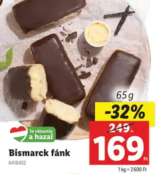 Lidl Bismarck fánk ajánlat