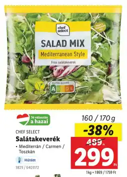 Lidl CHEF SELECT Salátakeverék ajánlat