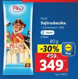 Lidl PILOS Sajtrudacska ajánlat