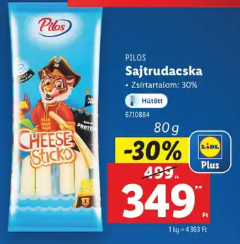 Lidl PILOS Sajtrudacska ajánlat