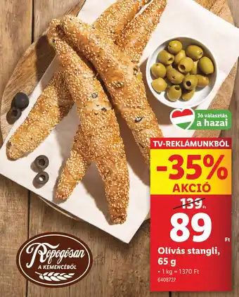 Lidl Olívás stangli ajánlat