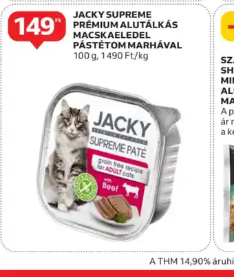 Auchan Jacky Supreme Premium alutálkás macskaeledel ajánlat