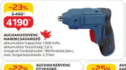 Auchan Auchan Kedvenc Márkacsavaroz ajánlat