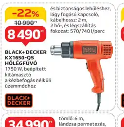 Auchan Black+Decker KX1650-QS Hőlégfúv ajánlat