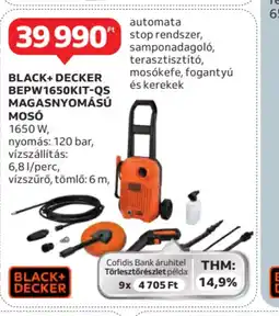 Auchan Black+Decker BEPW1650KIT-QS Magasnyomású Mos ajánlat