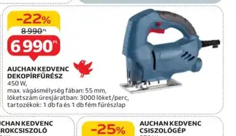 Auchan Auchan Kedvenc Dekopírfűrész ajánlat