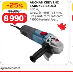 Auchan Auchan Kedvenc Sarokcsiszol ajánlat