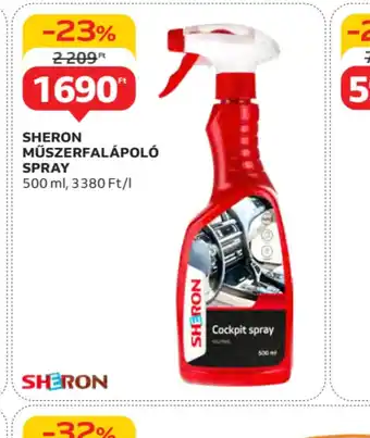 Auchan Sheron műszerfalápol spray ajánlat