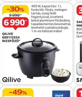 Auchan Qilive Rizsfőző ajánlat