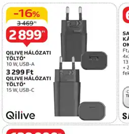 Auchan Qilive Hálzati Töltő ajánlat